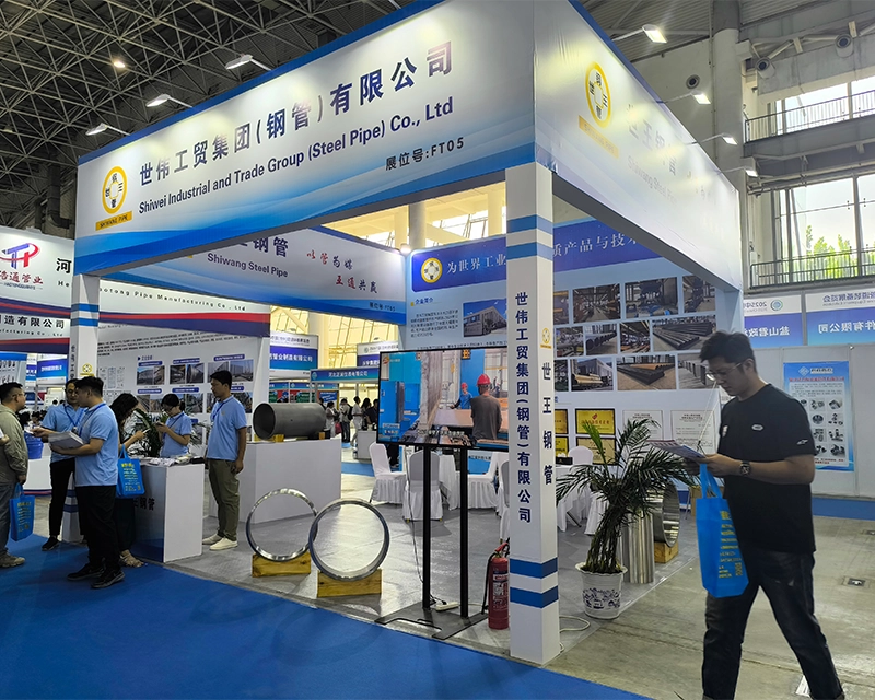 A SHIWANG lenyűgöző megjelenést mutatott a csőanyag kiállításon.